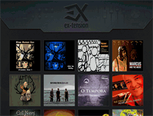 Tablet Screenshot of ex-tensionrecords.com